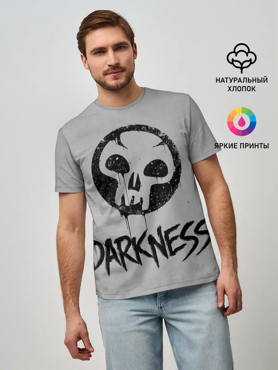 Мужская базовая футболка / Emblems Darkness