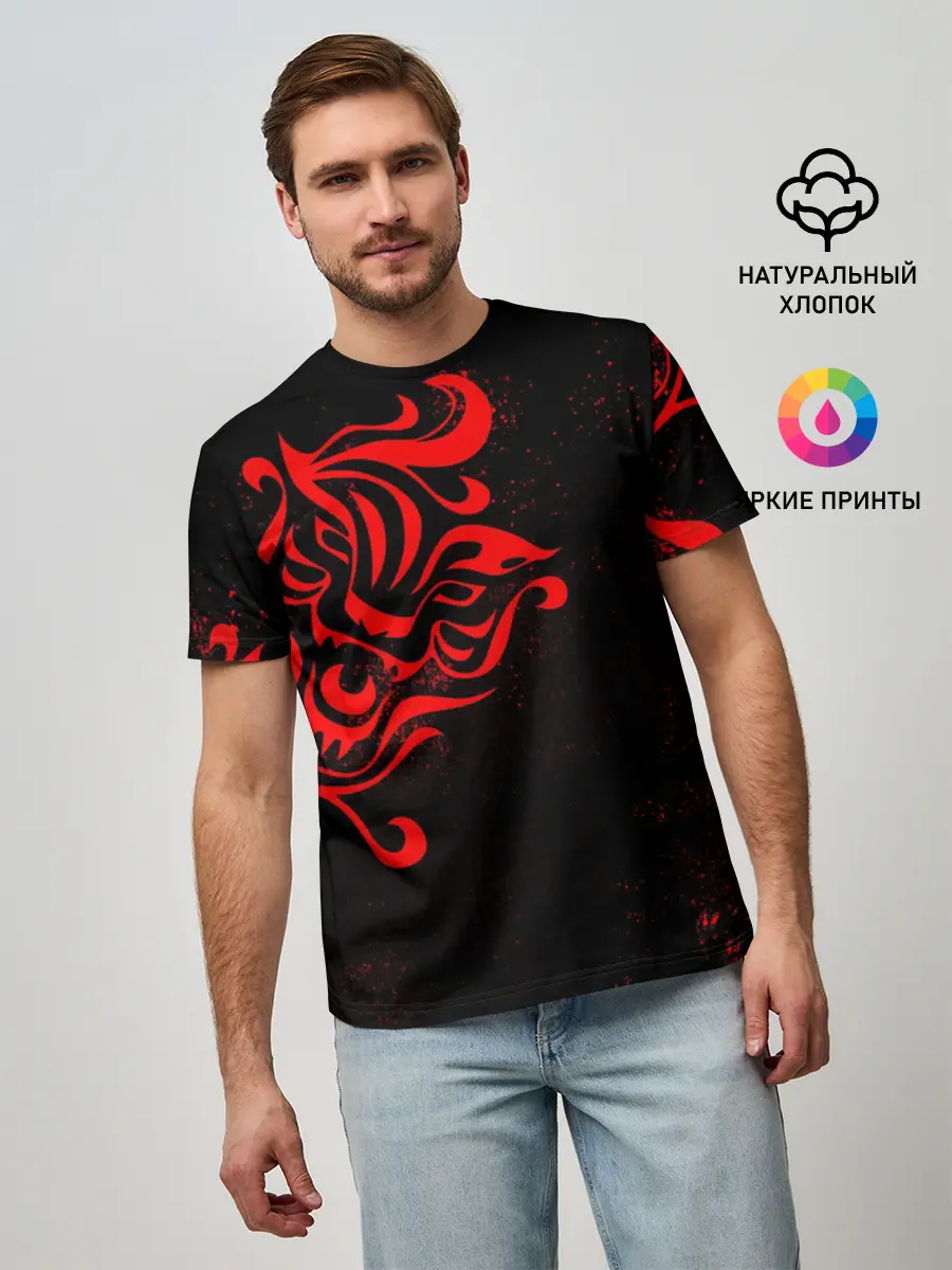 Мужская базовая футболка / КАЗУТОРА ХАНЕМИЯ | ВАЛЬХАЛЛА