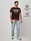 Мужская базовая футболка / AUDI / АУДИ