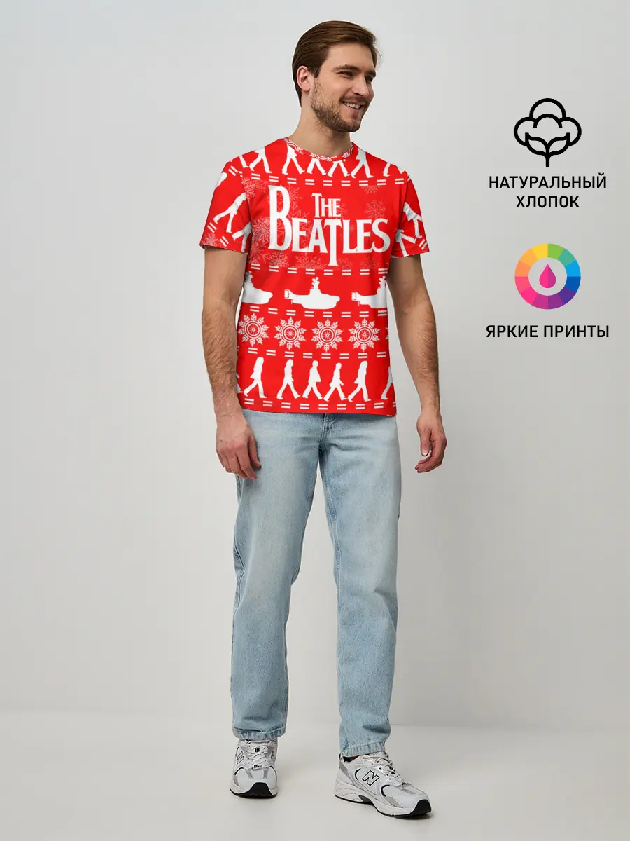Мужская базовая футболка / The Beatles