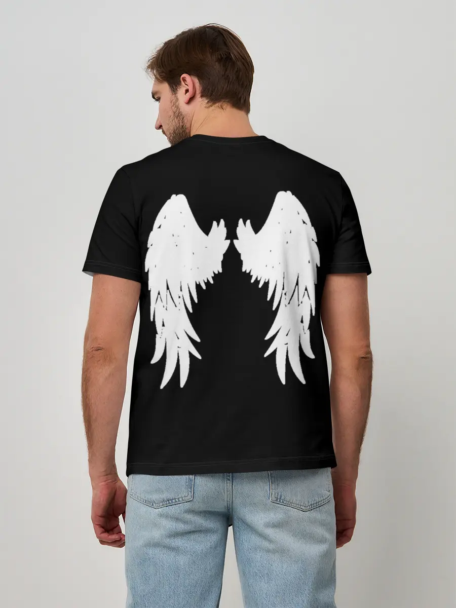 Мужская базовая футболка / GOOD OMENS | БЛАГИЕ ЗНАМЕНИЯ