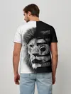 Мужская базовая футболка / Лев царь зверей