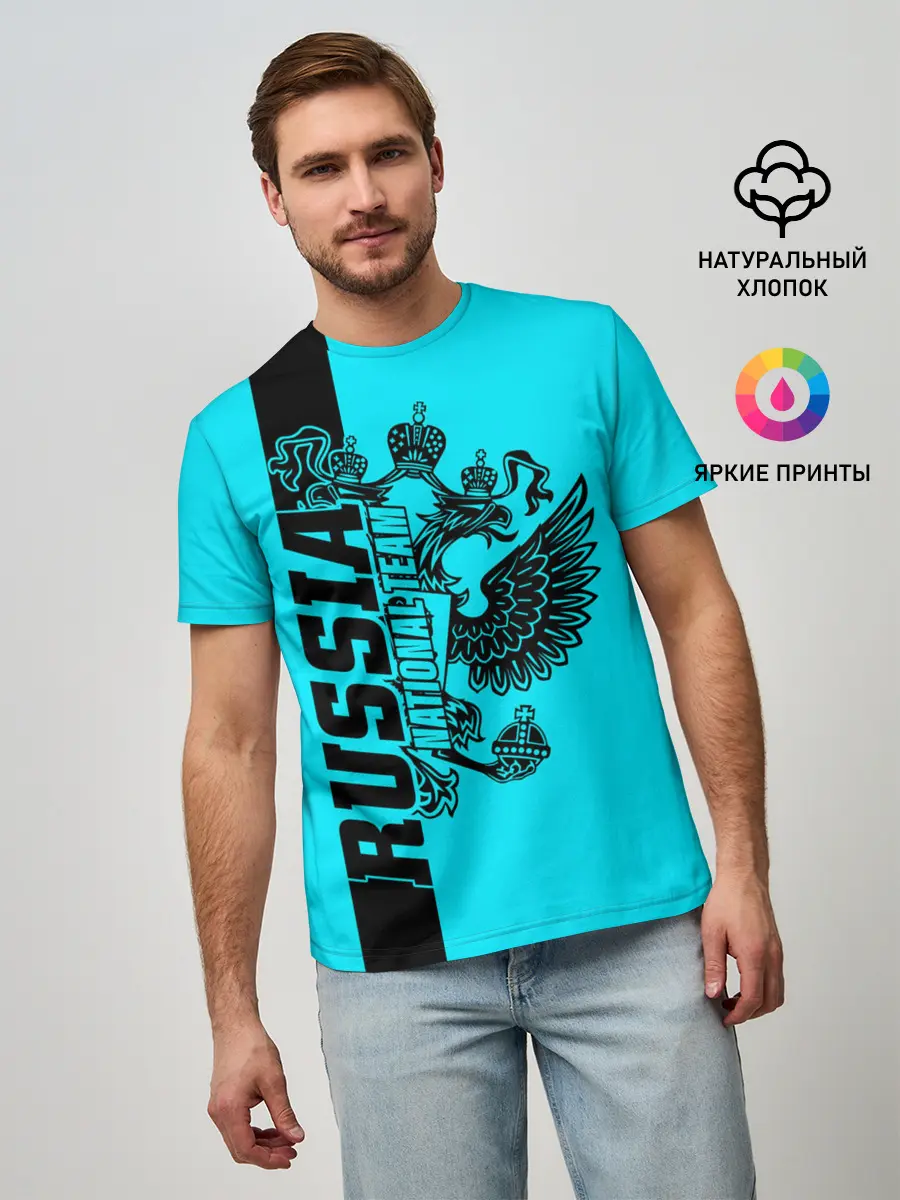Мужская базовая футболка / Russia national team