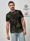 Мужская базовая футболка / КАМУФЛЯЖ