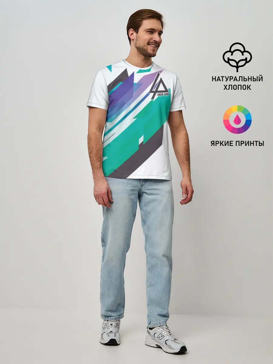 Мужская базовая футболка / Linkin Park