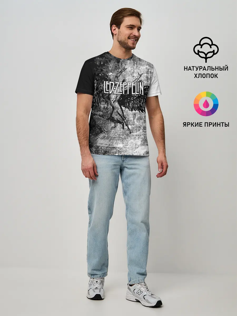 Мужская базовая футболка / Led Zeppelin