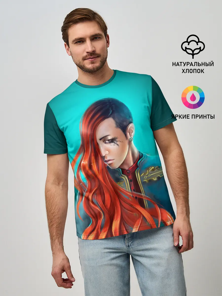 Мужская базовая футболка / G-Dragon