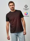 Мужская базовая футболка / Металлическая сетка
