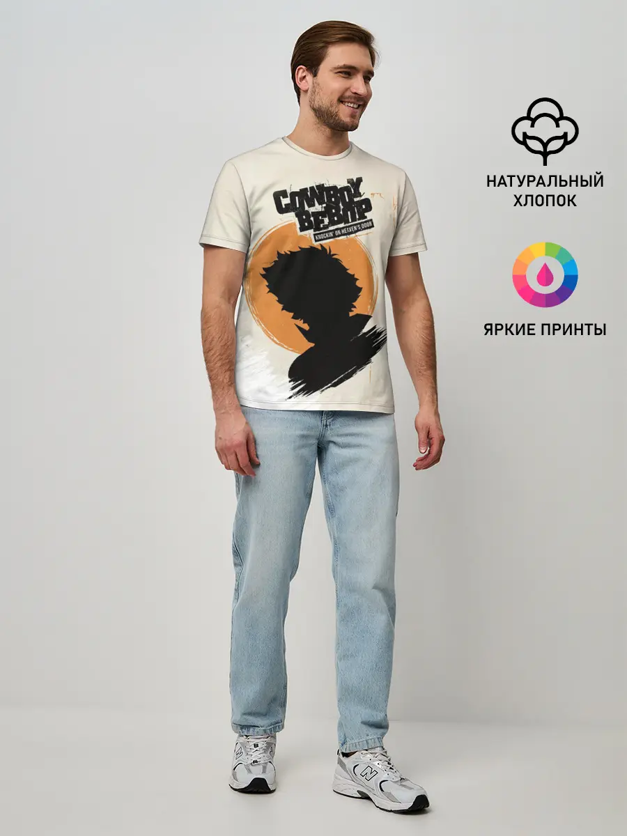 Мужская базовая футболка / Cowboy Bebop, Спайк Шпигель