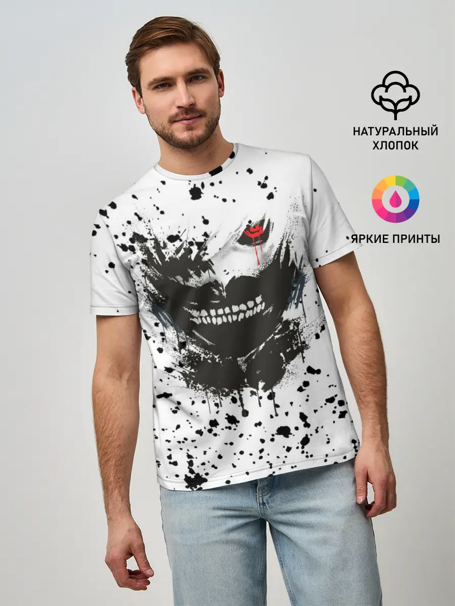 Мужская базовая футболка / Kaneki Ken