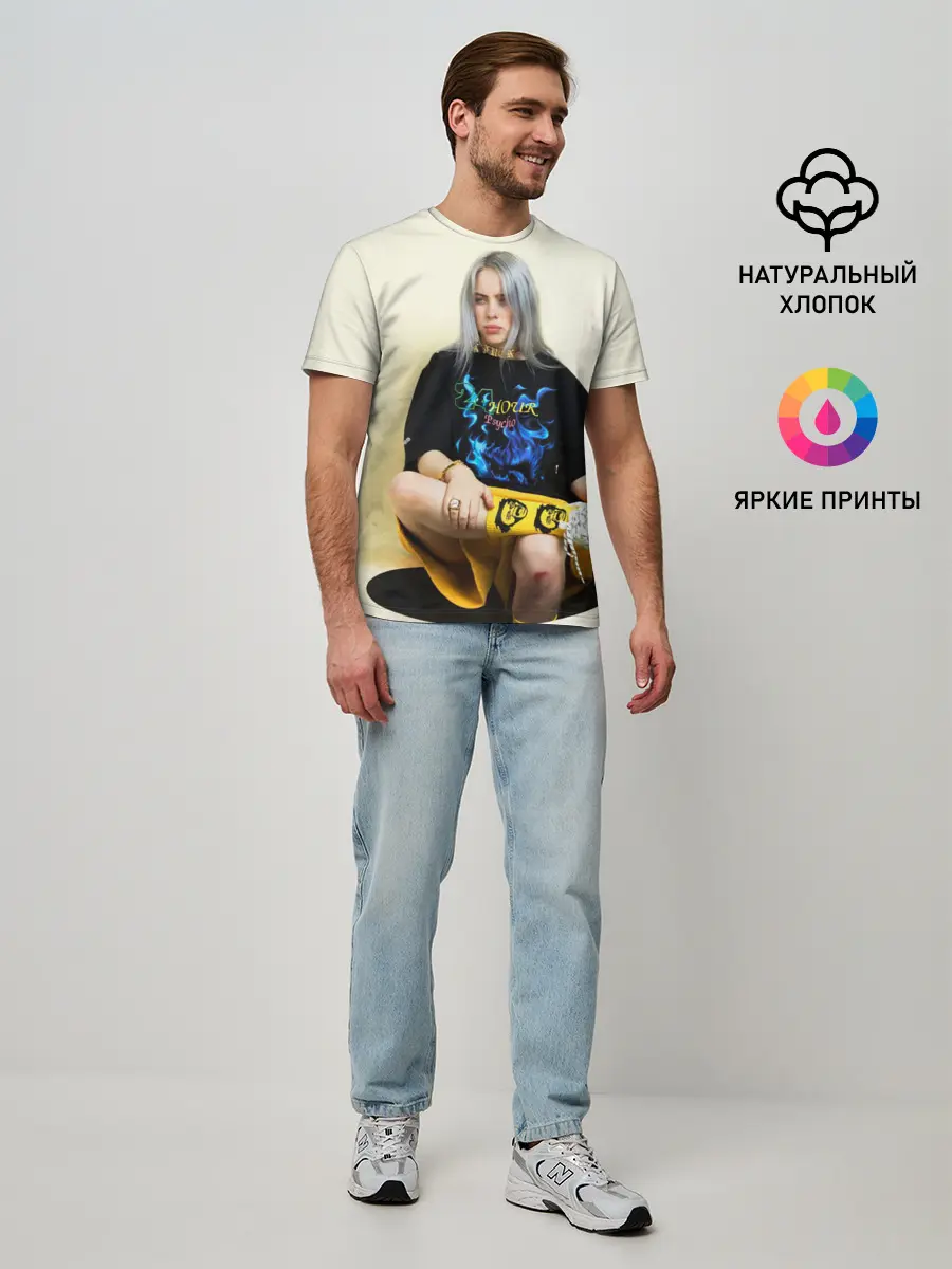 Мужская базовая футболка / Billie Eilish