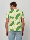 Мужская базовая футболка / Огурчики