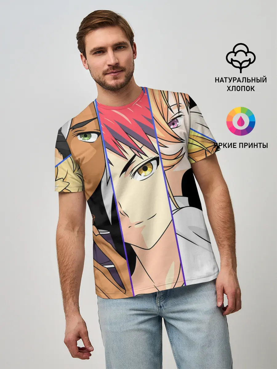 Мужская базовая футболка / Кулинарные друзья