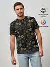 Мужская базовая футболка / Зимние Узоры