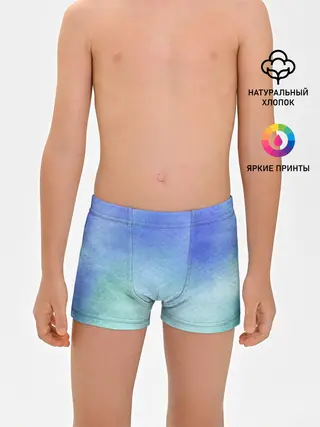 Трусы для мальчиков / Небесная синева