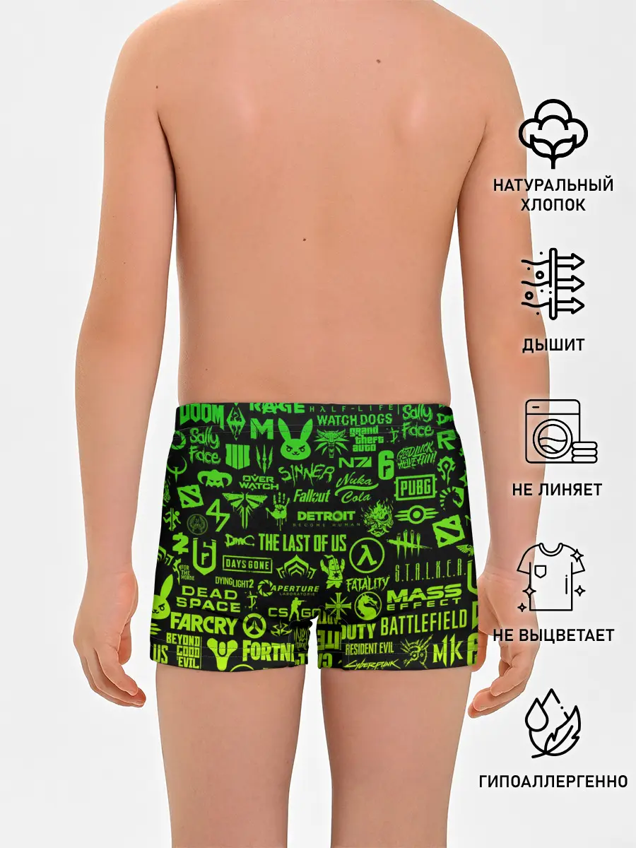 Трусы для мальчиков / ЛОГОТИПЫ ИГР