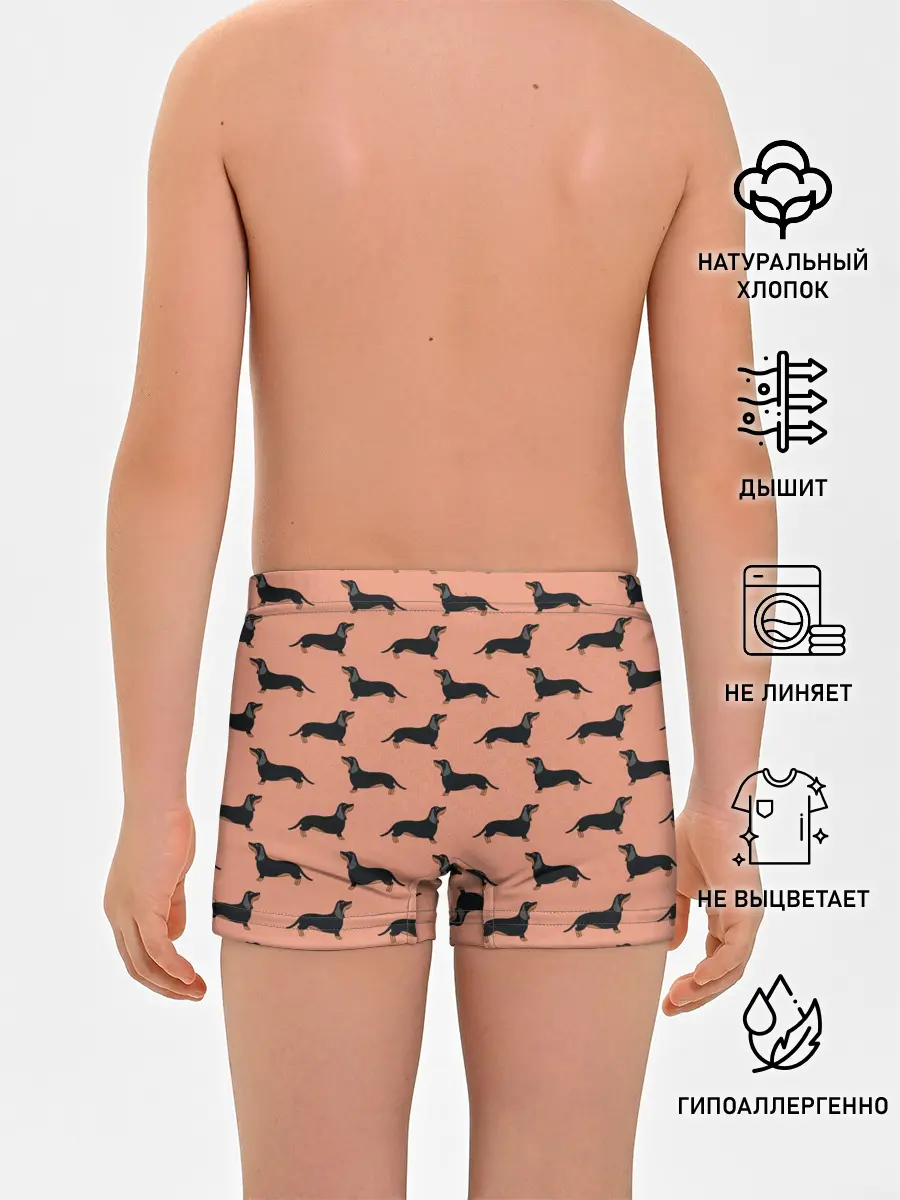 Трусы для мальчиков / Таксы паттерн