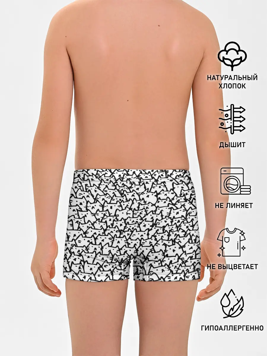 Трусы для мальчиков / Котики