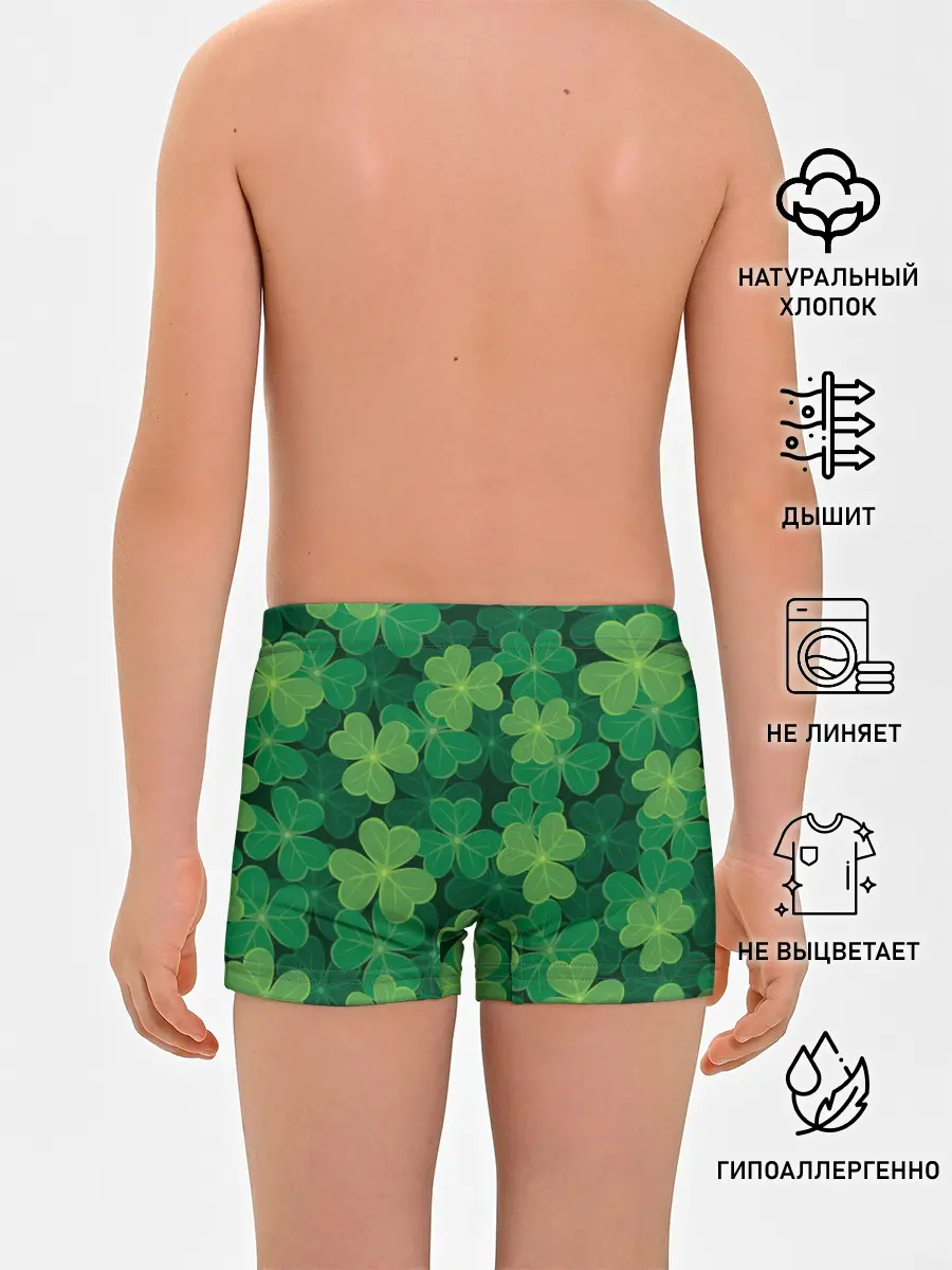 Трусы для мальчиков / Ирландский клевер