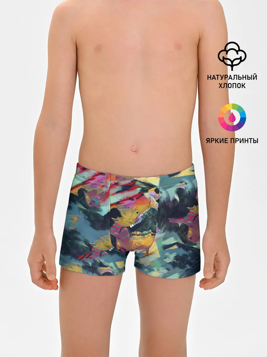 Трусы для мальчиков / Абстрактный рисунок