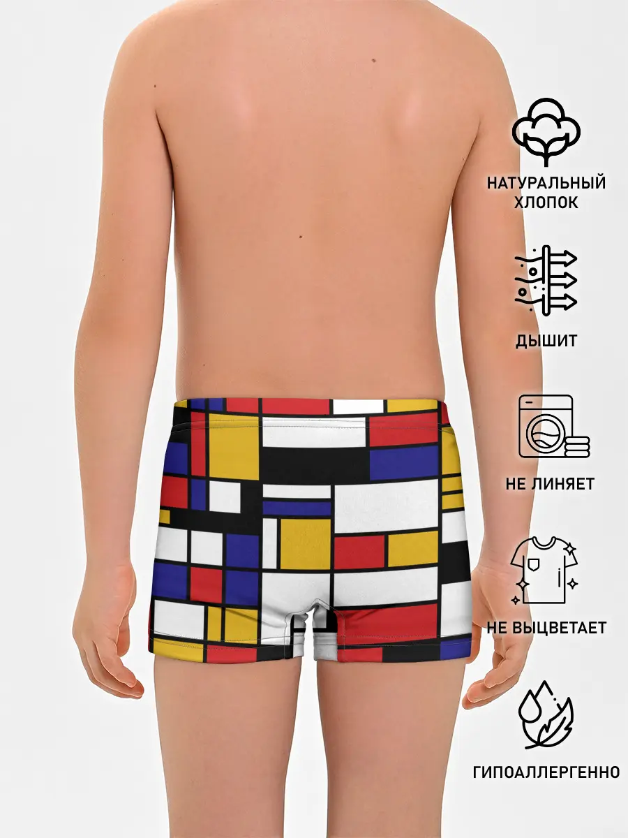 Трусы для мальчиков / Color blocking