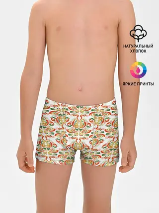 Трусы для мальчиков / Хохломские узоры II