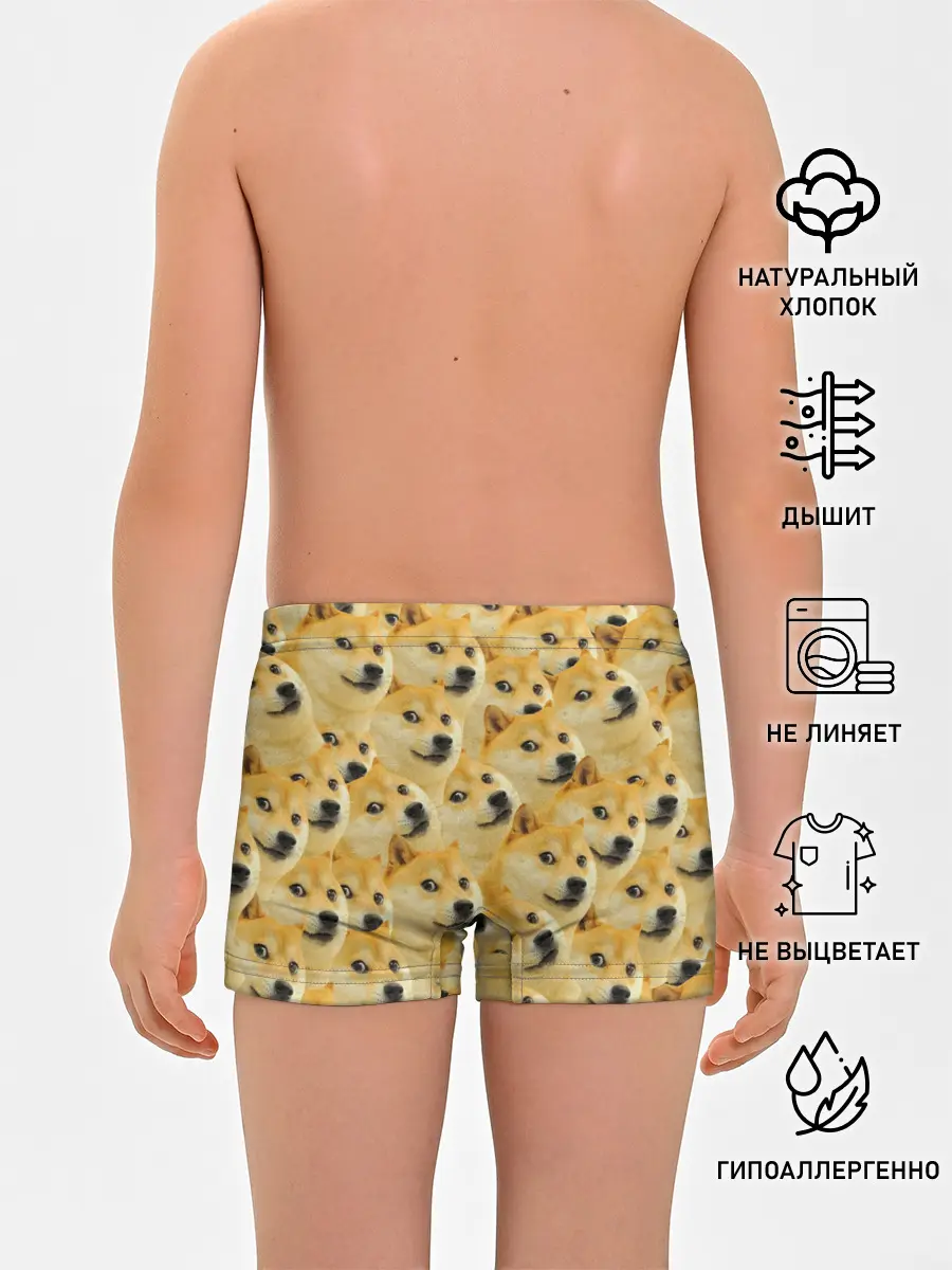 Трусы для мальчиков / Doge