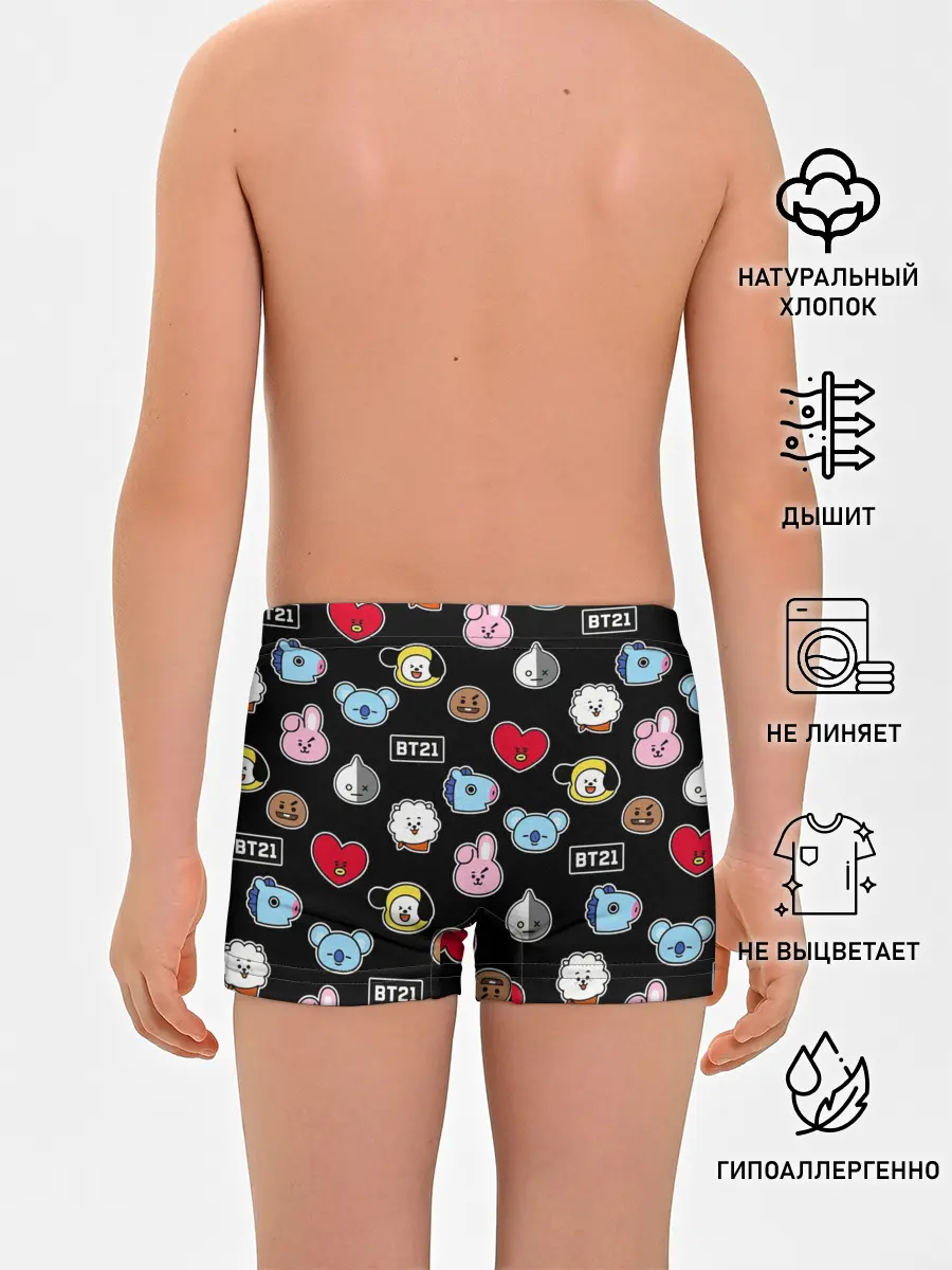 Трусы для мальчиков / BT21 | BTS | БТС | BANGTAN BOYS