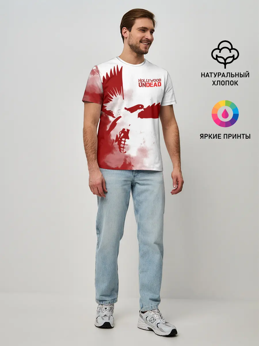 Мужская базовая футболка / Hollywood Undead