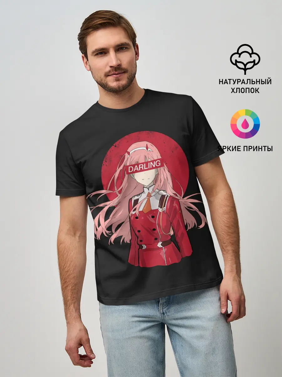 Мужская базовая футболка / Darling Zero Two Black