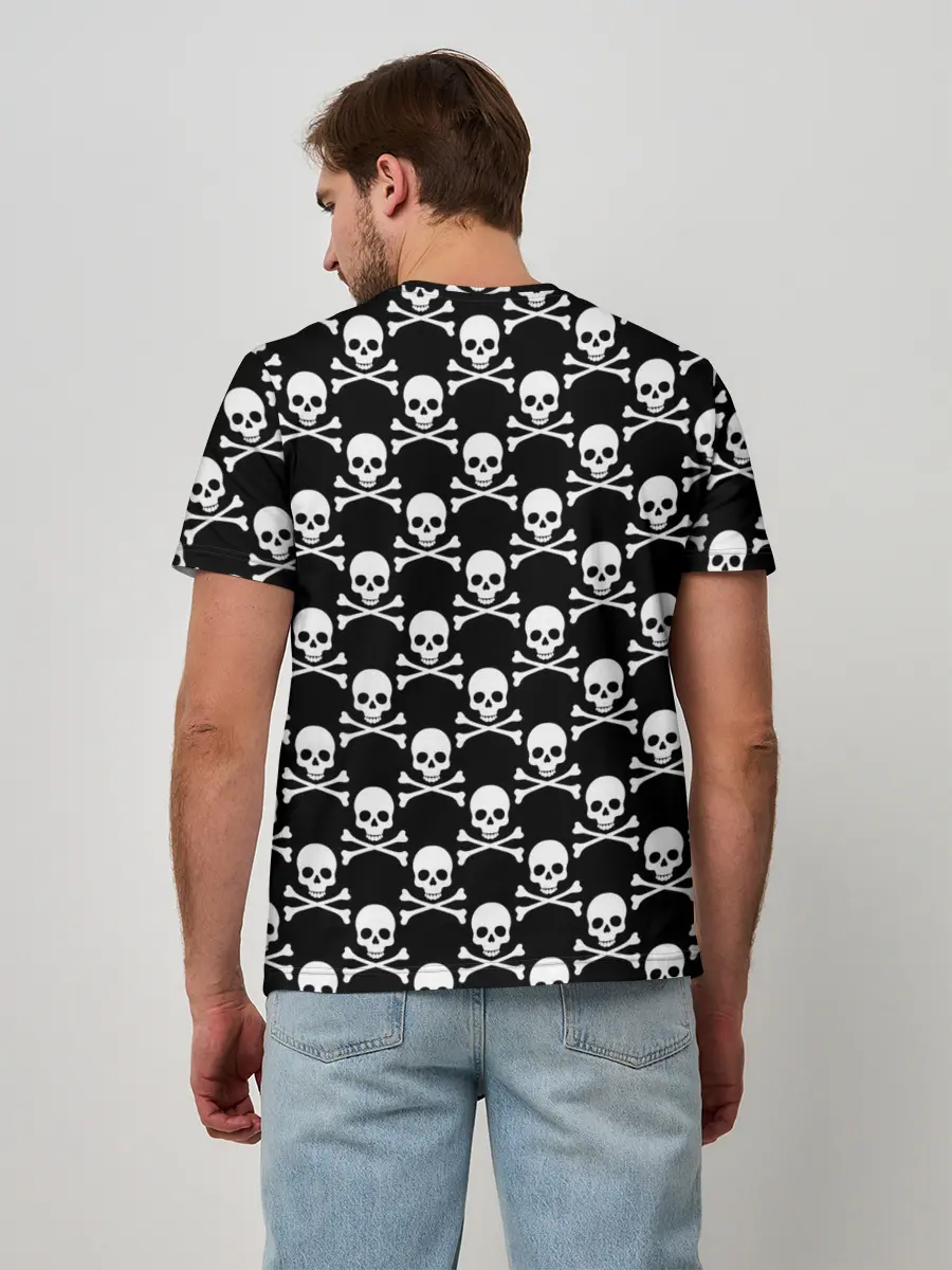 Мужская базовая футболка / Череп и Кости