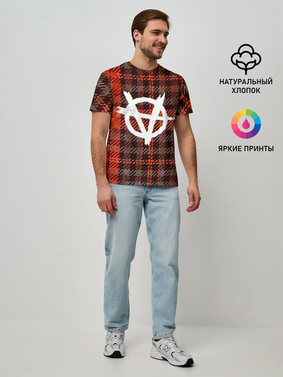 Мужская базовая футболка / Анархия | Anarchy