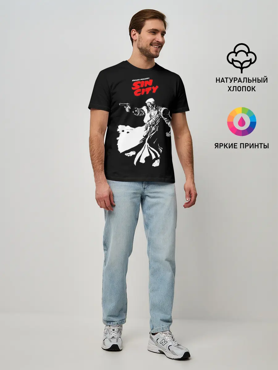 Мужская базовая футболка / Sin City - Marv
