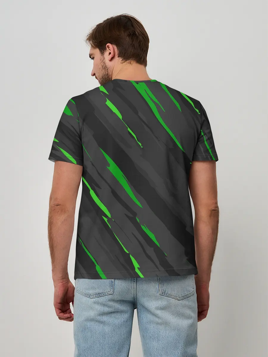 Мужская базовая футболка / KAWASAKI / КАВАСАКИ / SPORT