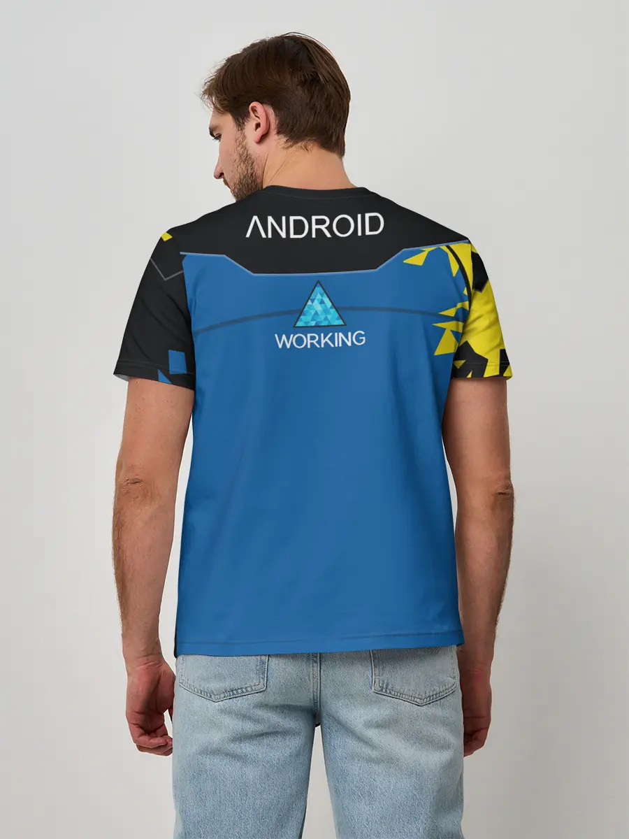 Мужская базовая футболка / Detroit:become