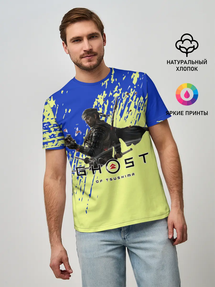 Мужская базовая футболка / Ghost of Tsushima