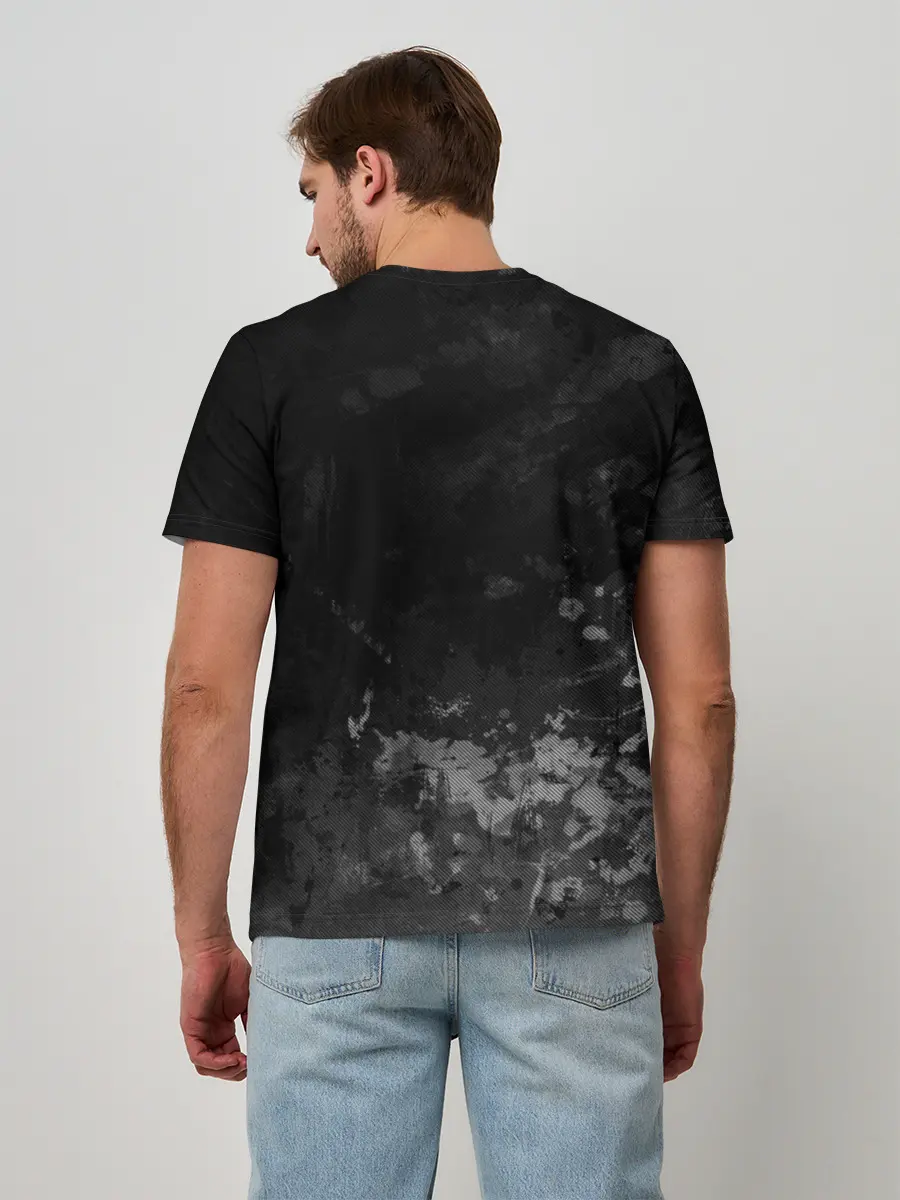 Мужская базовая футболка / Рено, текстура