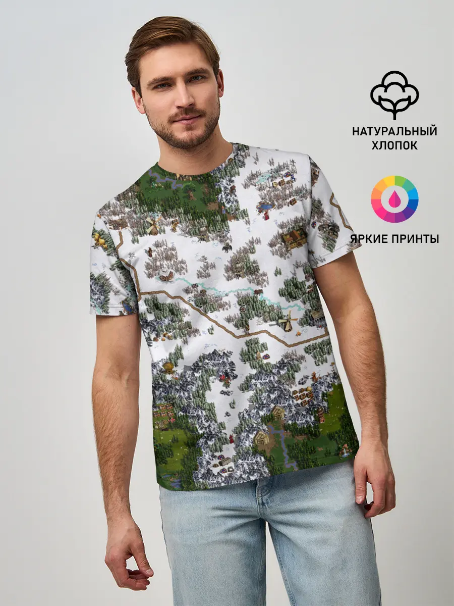 Мужская базовая футболка / HoMM 3