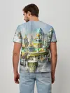 Мужская базовая футболка / Город в небе