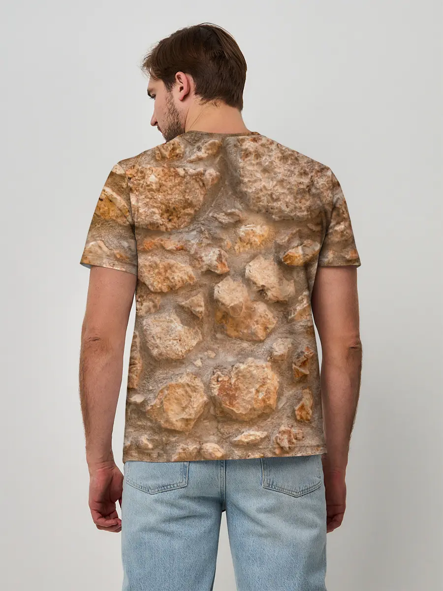 Мужская базовая футболка / Камни