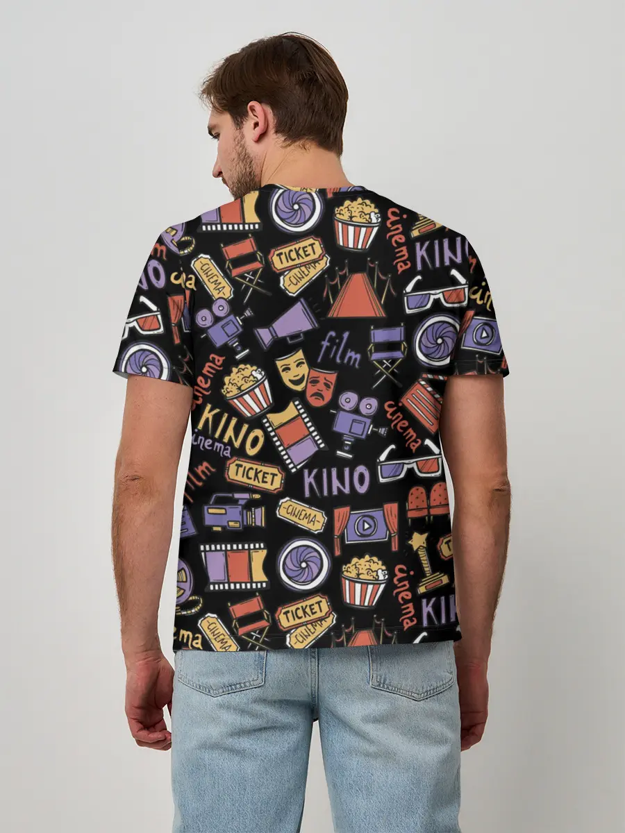 Мужская базовая футболка / Для киноманов