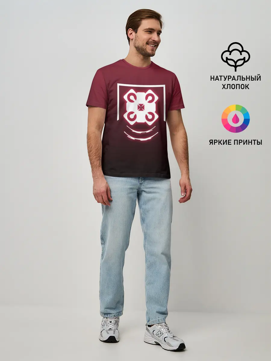 Мужская базовая футболка / R6S ECHO