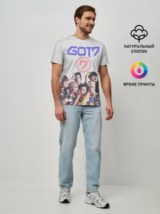 Мужская базовая футболка / Got7