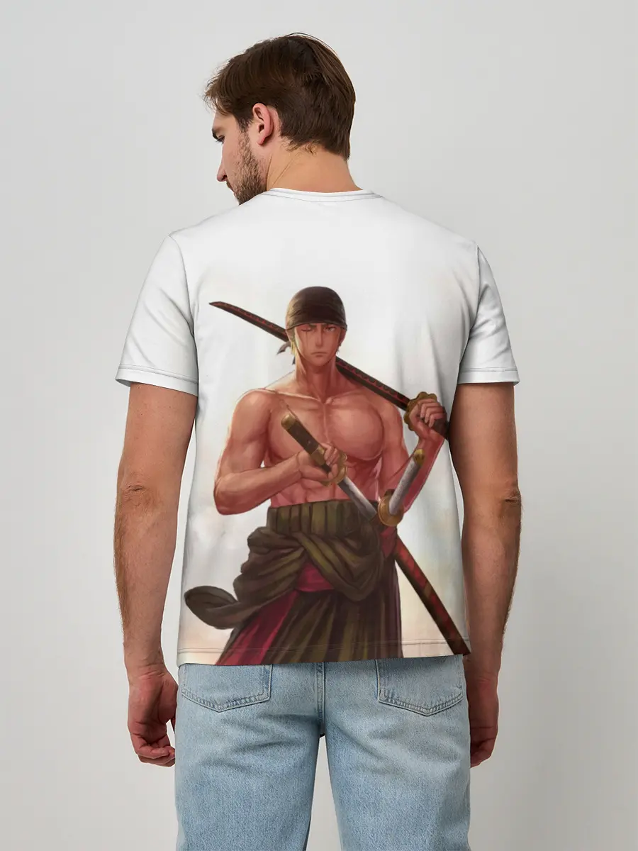 Мужская базовая футболка / One Piece - Zoro