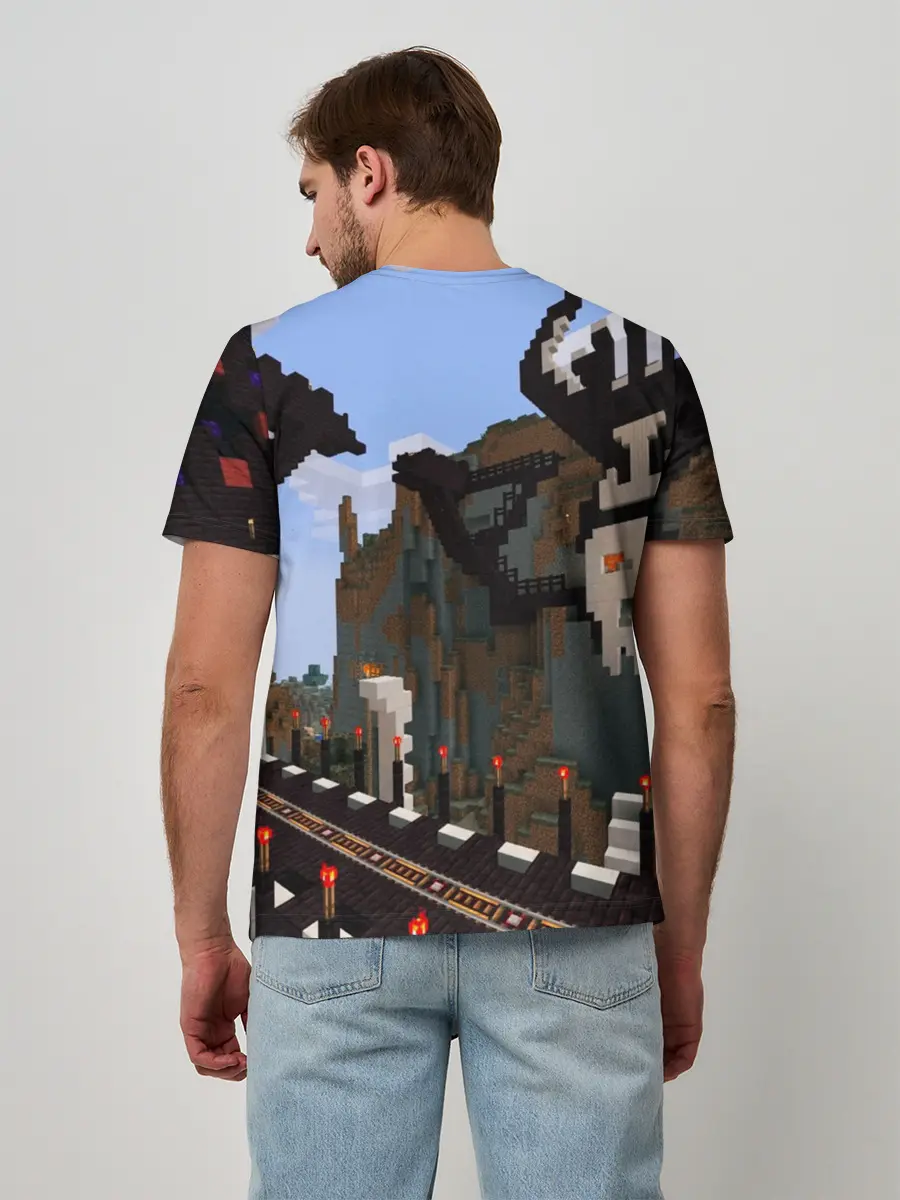 Мужская базовая футболка / Minecraft
