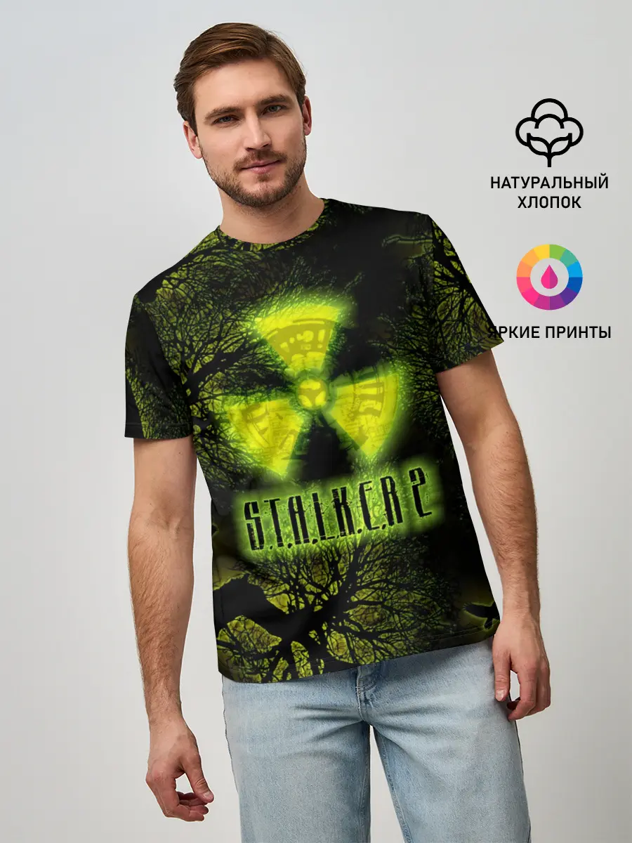 Мужская базовая футболка / сталкер
