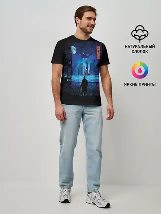 Мужская базовая футболка / Бегущий по лезвию 2049