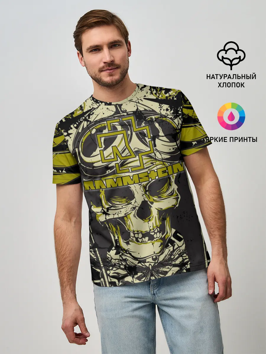 Мужская базовая футболка / Rammstein