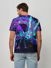 Мужская базовая футболка / League Of Legends Neon Dragon