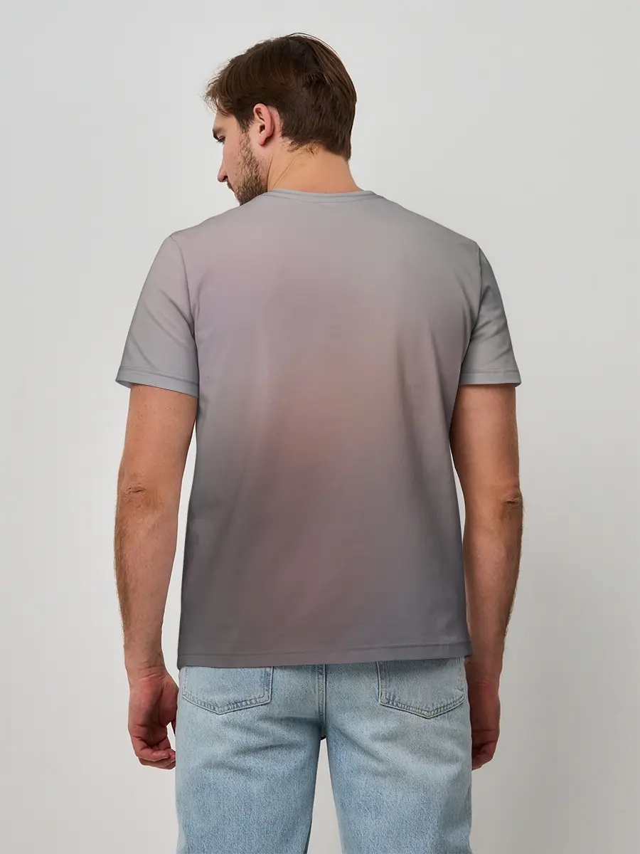 Мужская базовая футболка / Ноль два и Хиро вместе